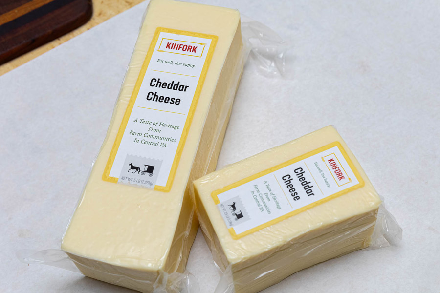 multiple cheddar cheese packs
