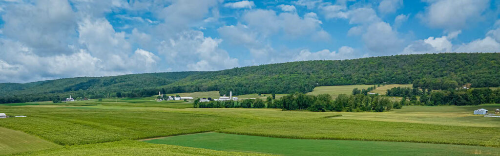 Scenic view of Nittany Mountain in Brush Valley